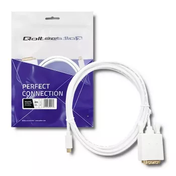 Qoltec USB 3.1 Type-C Męski do DVI-D Męski Kabel Adapterowy 2m 4K