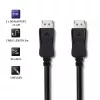 Qoltec DisplayPort 1.4 Cable Male to Male 3m 8K Black