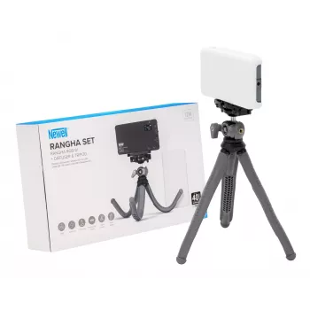 Newell Rangha Set LED RGB-W Panel Light with Diffuser and Tripod