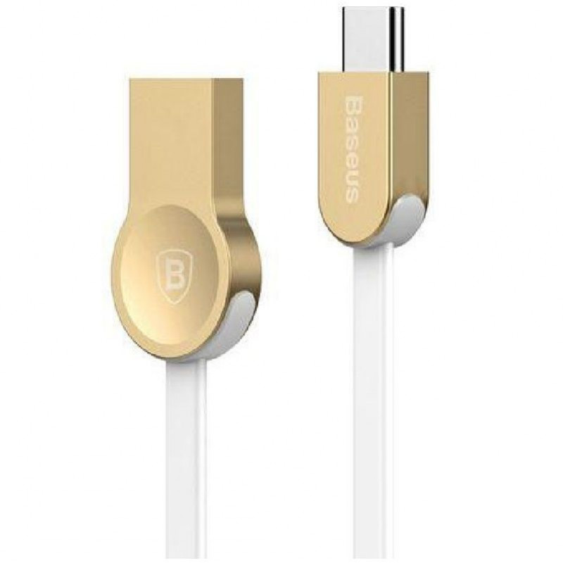 Baseus Keyble Cable (Zinc Alloy) USB-A do USB-C 1m Biały
