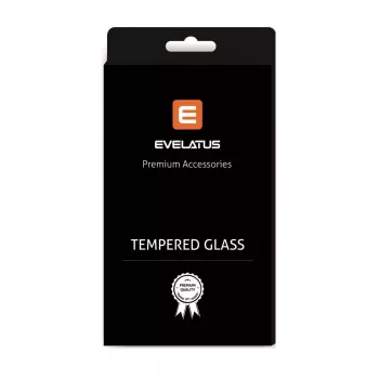 Evelatus Samsung Galaxy A32 5G / A12 / M12 0.33 mm Flat Clear Tempered Glass Screen Protector with Japan Glue and Anti-Static Coating