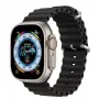 Dux Ducis Silikonowy Pasek do Zegarka Apple Watch 8/7/6/5/4/3/2/SE (38/40/41mm) - Czarny