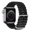 Dux Ducis Silikonowy Pasek do Zegarka Apple Watch 8/7/6/5/4/3/2/SE (38/40/41mm) - Czarny