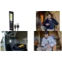 Brennenstuhl LED Akku-Handleuchte PL 200 AC, Czarno-Szara, 200 lm, COB LED, USB-C, z Klipsem i Magnesem