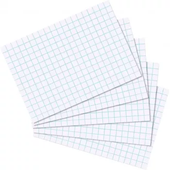 Herlitz 10621431 Blok rysunkowy A4 w kratkę 5x5 mm 170 g/m² 100 arkuszy biały