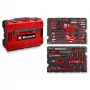 Einhell E-CASE 370570 80-częściowy uniwersalny zestaw narzędzi (czerwony/czarny)