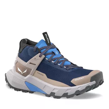 Buty turystyczne Salewa Pedroc 2 Mid PTX dla kobiet - Navy Blazer/Quicksand - UK 6.5 (EU 40)