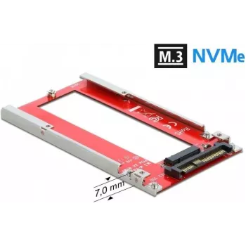DeLOCK U.2 do M.3 / NF1 Konwerter – Adapter NVMe PCIe 4.0, SFF-8639 do SFF-8611/8612