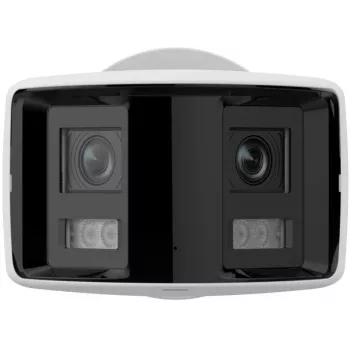 Hikvision DS-2CD2T47G2P-LSU/SL 4MP AcuSense Outdoor Bullet IP Camera z obiektywem 2.8mm, światłem białym, dwukierunkowym audio, światłem stroboskopowym, PoE