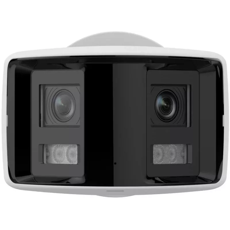 Hikvision DS-2CD2T47G2P-LSU/SL 4MP AcuSense Outdoor Bullet IP Camera z obiektywem 2.8mm, światłem białym, dwukierunkowym audio, światłem stroboskopowym, PoE