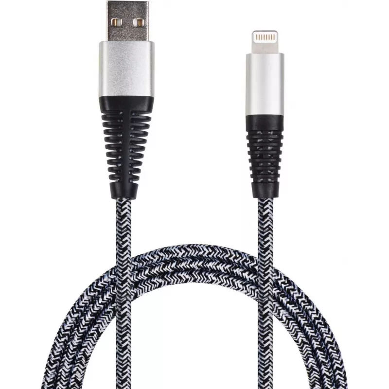 2GO 795952 USB Cable 1 m USB B Lightning Silver (795952)