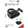 2GO 797256 Uniwersalna Ładowarka Samochodowa 12/24V 2.4A USB-A Czarna