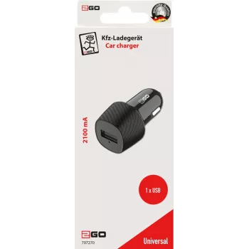 2GO 797270 Ładowarka samochodowa do urządzeń mobilnych Czarny