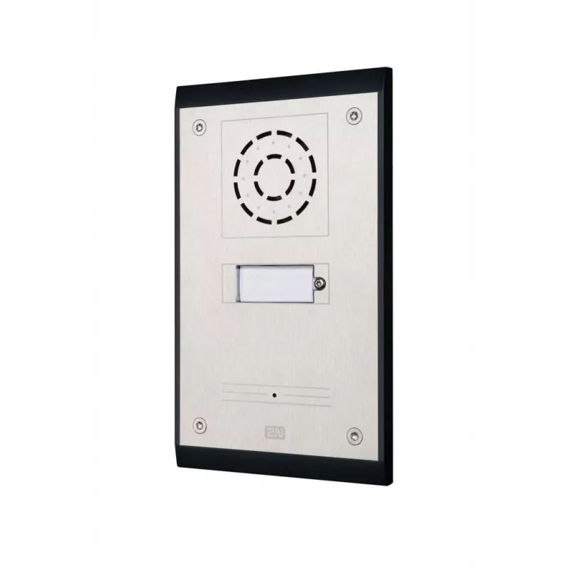 2N Telecommunications Helios Uni Black - White IP Door Intercom System (9153201-E)