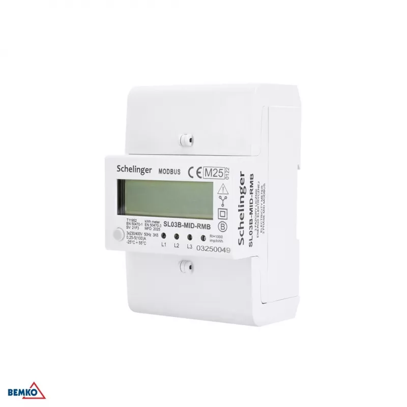3-fazowy licznik energii MID 100A Schelinger A31-SL03B-MID