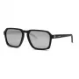 PHILIPP PLEIN SPORT Okulary przeciwsłoneczne męskie SSP030 - 59/17/145 mm, czarna oprawka acetatowa, szare soczewki, ochrona UV400
