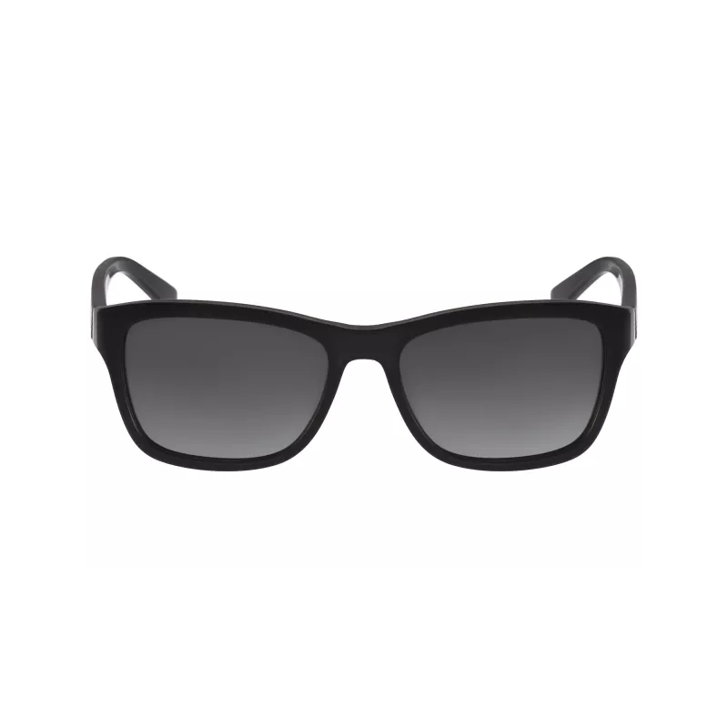 Lacoste Okulary przeciwsłoneczne damskie/męskie kwadratowe L683SP czarno-szare 55mm L683SP5516001