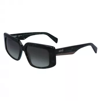 Okulary przeciwsłoneczne LIU JO damskie LJ791S-428 Kocie oko Niebieski gradient Acetat UV400 54mm