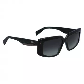 Okulary przeciwsłoneczne LIU JO damskie LJ791S-428 Kocie oko Niebieski gradient Acetat UV400 54mm