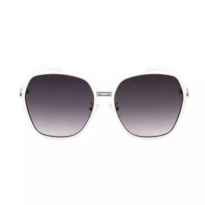 Okulary przeciwsłoneczne damskie GUESS GF0407-21B - oprawka plastikowa 59 mm, ochrona UV400