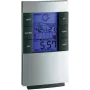 TFA 35.1087 Elektroniczna stacja pogodowa z bezprzewodowym czujnikiem zewnętrznym, wyświetlaczem LCD, zegarem sterowanym radiowo, prognozą pogody, fazą księżyca, budzikiem
