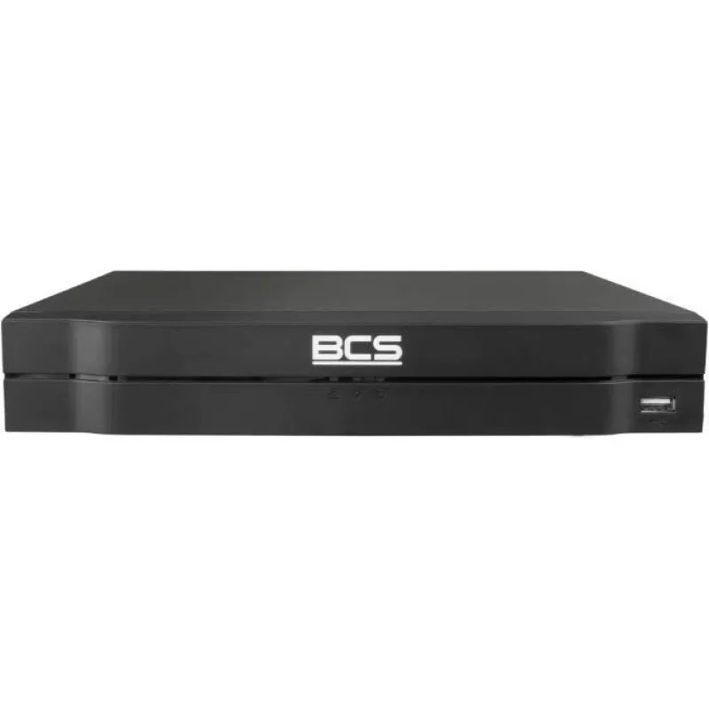 BCS 4-kanałowy rejestrator IP BCS-L-NVR0401-4KE-4P(2L) z PoE, 8MP, H.265+