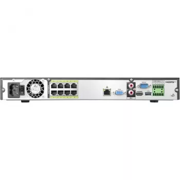 BCS LINE 8-kanałowy rejestrator NVR 8K z AI i 8 portami PoE BCS-L-NVR0802-A-8K-8P-Ai2