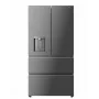 DREAME DRF560WMXEEUP Lodówka z zamrażarką French Door, 561 L, Platinum Inox, Wi-Fi, No Frost