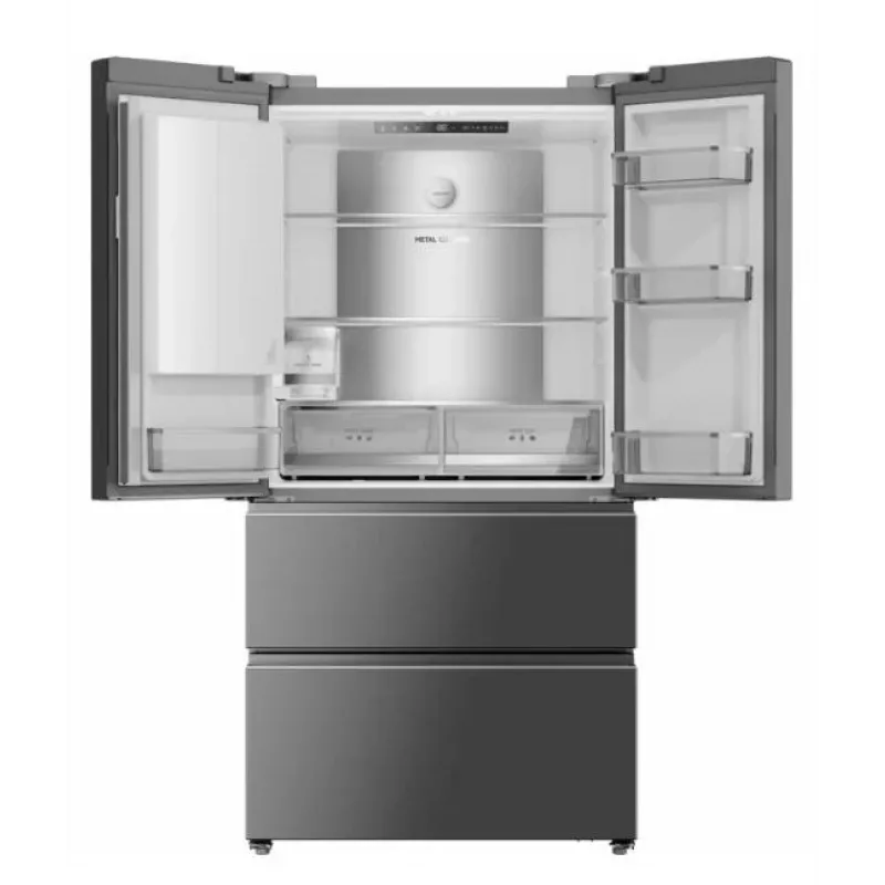 DREAME DRF560WMXEEUP Lodówka z zamrażarką French Door, 561 L, Platinum Inox, Wi-Fi, No Frost