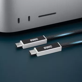 OWC Active Optical USB4 USB-C Cable 3m (10ft) - 40Gbps, 100W, Czarny