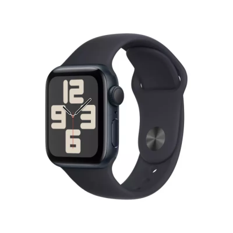 Apple Watch SE (2. generacja) GPS + Cellular 40mm Koperta z aluminium w kolorze Midnight z paskiem Sport Band Regular w kolorze Midnight