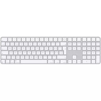 Apple Magic Keyboard z Touch ID i klawiaturą numeryczną - Srebrny - US English