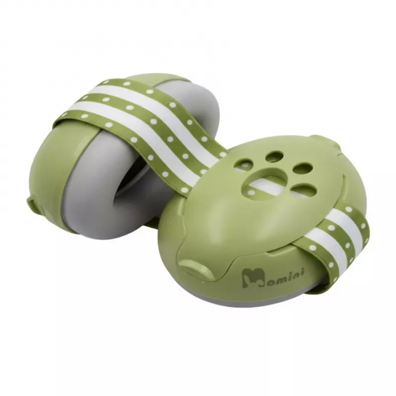 Momini Kids Noise-Reducing Earmuffs Mimi Green