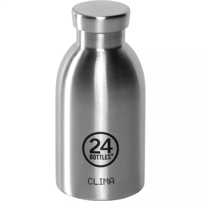 24Bottles Clima Bottle Brushed Steel 330 ml
