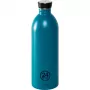 Butelka ze stali nierdzewnej 24Bottles Atlantic Bay 1000 ml - Niebieski - Fitness, Wędrówki, Sport