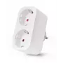 ENTAC Smart WiFi Double Socket Adapter ES-DSA-WIBLE, Biały, 2 gniazda, 3680W