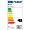 Żarówka LED Avide White Filament Mini Globe 4.5W E27 Ciepła Biel 2700K