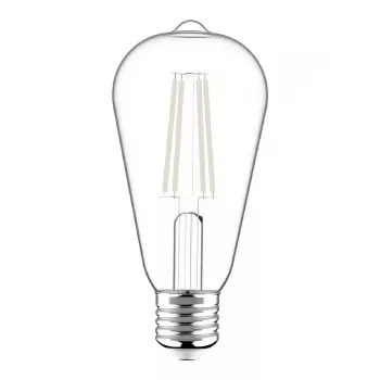 Avide LED Bulb White Filament ST64 8.5W E27 Warm White 2700K