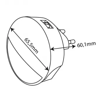 ENTAC Night Light 0.8W CDS Twilight Sensor (bez czujnika PIR)