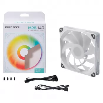 Phanteks PH-F140M25 140mm PWM Wentylator Obudowy - Czarny
