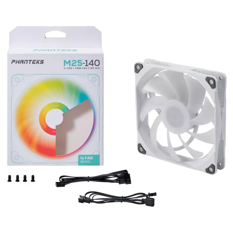 Phanteks PH-F140M25 140mm PWM Wentylator Obudowy - Czarny