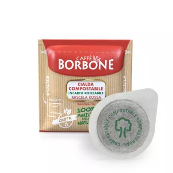 Caffè Borbone Miscela Rossa 44mm ESE System Coffee Pods 100 Pack 7.2g Each