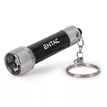 ENTAC 5 LED Keychain Flashlight Black