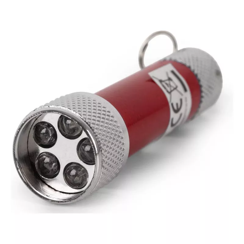 ENTAC 5 LED Keychain Flashlight Red