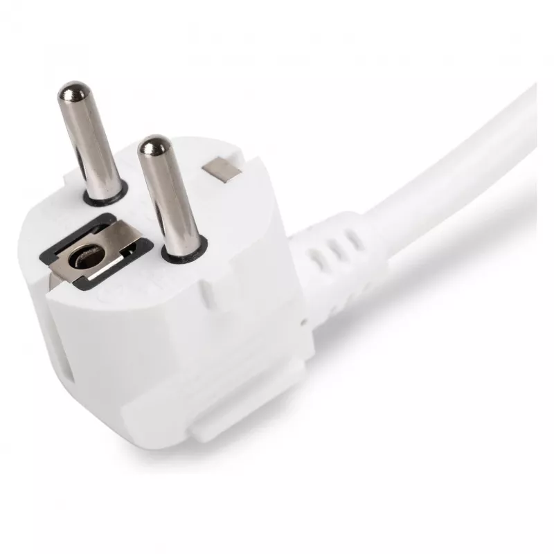 Listwa zasilająca ENTAC 3-gniazdowa z USB 1,5m przełącznik biała