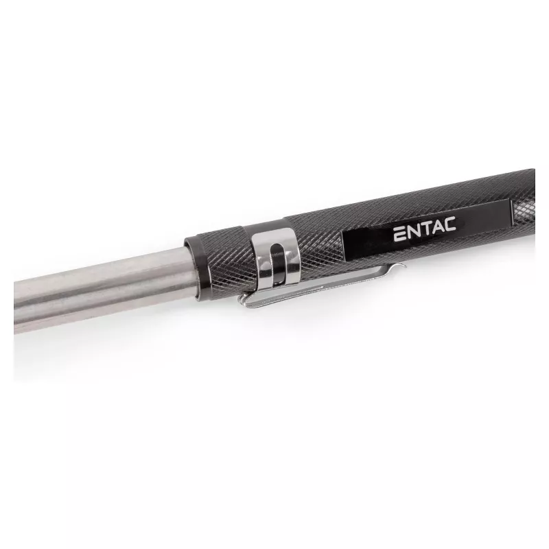 ENTAC EFL-1W-FLEX-ALU 1W LED Latarka z Teleskopową Szyjką, Aluminiowa, Czarna