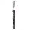 ENTAC EFL-1W-FLEX-ALU 1W LED Latarka z Teleskopową Szyjką, Aluminiowa, Czarna