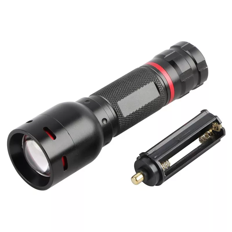 ENTAC EFL-ZOOM-5W-ALU Zoomowa Latarka LED 350 Lumeny Czarna