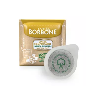 Caffè Borbone Miscela Oro 44mm ESE System Coffee Pods 100 Pack 7.2g Each