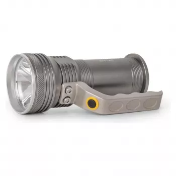 ENTAC 5W T6 LED Flashlight Aluminium 2x18650 incl. Wall Charger